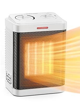 Room Heater Indoor Use, 1500W Quiet Fast-Heating Small Indoor Heater Space  Heater for Large Room Heating with Thermostat, 3 Modes, Tip Over & Overheat