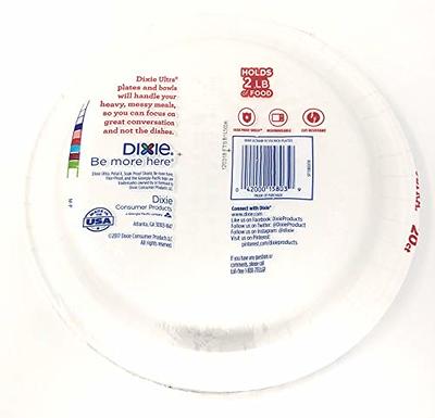 Dixie Ultra Paper Plates Soak Proof Shield Decorated 10 1/16 Inch