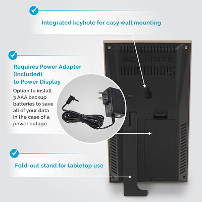 AcuRite Temperature and Humidity Station with 3 Indoor/Outdoor