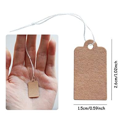 Kraft String Tags - 2x1-1/4 - 100/pkg.