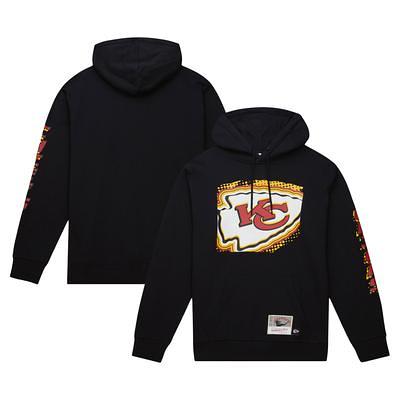 Youth Mitchell & Ness Black New Orleans Saints Big Face Pullover Hoodie 