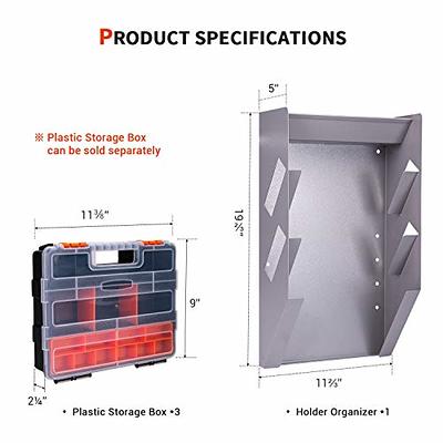 P-SH-Hanging Tote Kit for Van Shelving Storage, 3 Plastic Storage Box w/1  set Hanging Organizer Holder for Small Parts, Screws and Hardwares - Yahoo  Shopping