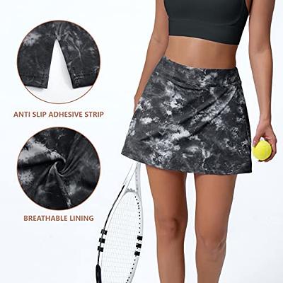 Women's Athletic Tennis Skirts with Pockets Golf Built-in Skorts