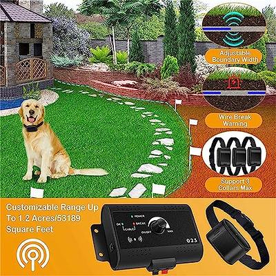 Pet Fence Waterproof Dogs Underground Shock Collar Electric Dog Fence  Fencing Containment System For 1/2/