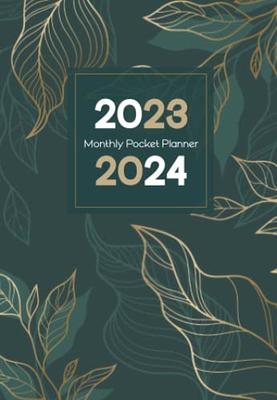 2023 2024 pocket planner: 2 year Pocket Calendar January 2023 to