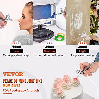 Anesty AHPPro High Pressure Cordless Airbrush Kit, Portable Airbrush  Compressor,Connect Air hose Compressor for Makeup,Cake Decoration,Barber