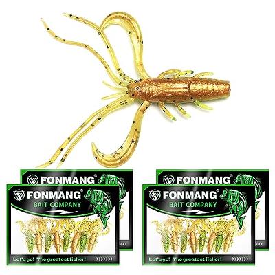 FONMANG Craw Soft Plastic Baits, Swimbaits for Bass Fishing,Fishing Soft  Plastic Lures for Ned Rig, Drop Shot Rig, Neko Rig, Carolina Rig, Texas  Rig, Jig Trailer,3.8-32pack - Yahoo Shopping