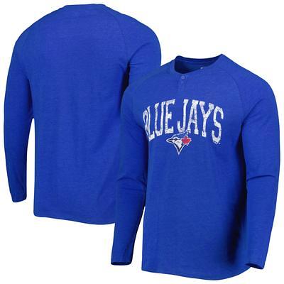 Levelwear Men's Levelwear Royal Toronto Blue Jays Charter Raglan -  Quarter-Zip Top