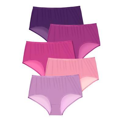 Best Fitting Panty Women's Cotton Stretch Brief Panties, 4-Pack