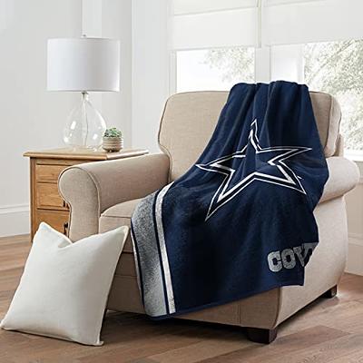 Dallas Cowboys Team Property Sherpa Plush Throw Blanket FOCO