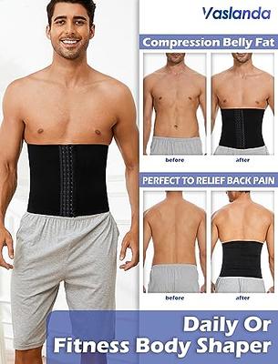 Fashion WAIST SECRET Men Slimming Body Shaper Belly Control Shapewear Man  Underwear Corset Waist Trainer Muscle Girdle Shirt(#White)