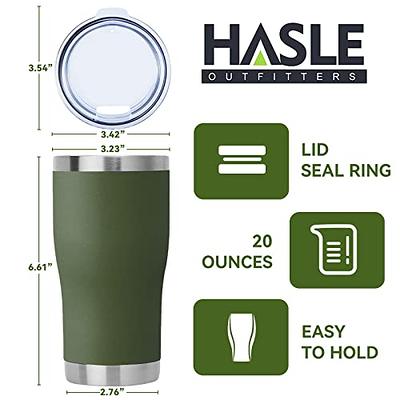 HASLE OUTFITTERS 20 oz Tumbler Bulk, Stainless Steel Tumblers with Lid,  Vacuum Insulated Tumbler, Double Wall Powder Coated Cup, coffee mugs, Army  Green, 12 Pack - Yahoo Shopping