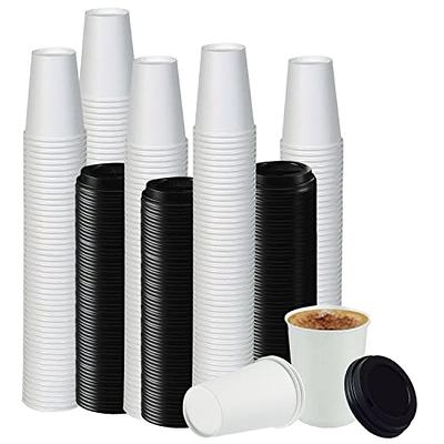 Comfy Package, White Paper 350gsm Hot Coffee Cups [100 Count - 16 oz.]