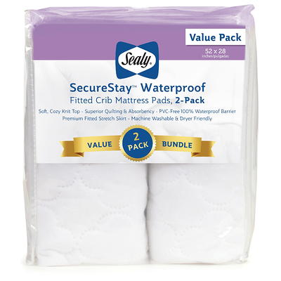 Sealy FreshFlow Breathable Waterproof Crib Mattress Pad