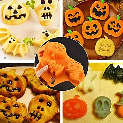 Halloween Cake Mold Cookie Silicone Mold Halloween Muffin Mold Baking Mold