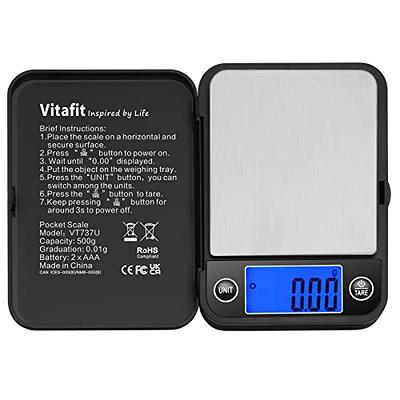 AccuWeight Digital Gram Scale for Weed with 300g/0.01g Limit Small Pocket  Coffee Scale with High Accuracy, School Powder Jewelry Scale with Tare and  Calibration for Kitchen Food Scale - Yahoo Shopping