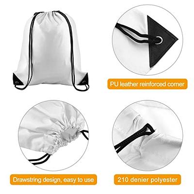 GoodtoU Drawstring Bags Bulk 48 Pcs Drawstring Backpack Bulk String  Backpack Draw String Bags Pack Cinch Bags for Gym