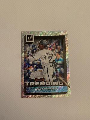 Jazz Chisholm 2022 Panini Three & Two Purple 1/2 #73 Miami Marlins