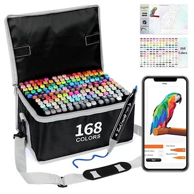 SiwaQio Alcohol Art Markers, Exclusive App for Drawing-120 Artist