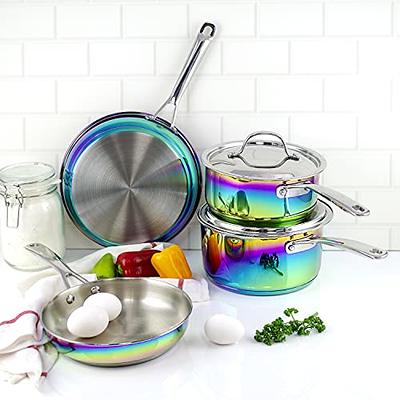 Stainless Steel Frying Pan set Cooking pan Skillets Oven safe