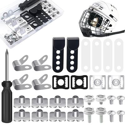 60 Pcs Helmet Repair kits Football Hockey Helmet Hardware Including Visor  Clips Rubber Gasket Screw Nut Durable - AliExpress