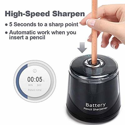 AFMAT Electric Pencil Sharpener for Kids, Cute Pink Pencil Sharpener  (Elephant Pattern), Cordless Sharpener for 8mm Pencils, Battery Operated  Electric Pencil Sharpener for Home, Office, School - Yahoo Shopping