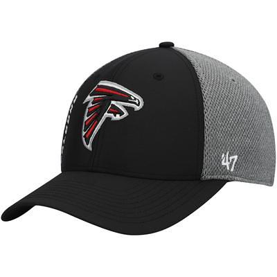 Atlanta Falcons New Era Throwback Main 39THIRTY Flex Hat - Black