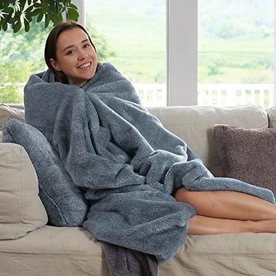 Cozy Bliss Luxury Soft Faux Fur Throw Blanket for Couch, Warm Cozy