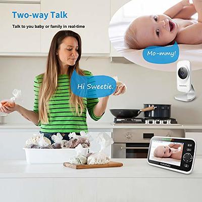 HelloBaby Video Baby Monitor with Camera and Audio, 5 Color LCD Screen, Monitor  Camera, Infrared Night Vision, Temperature Display, Lullaby, Two Way Audio  and VOX Mode - Yahoo Shopping