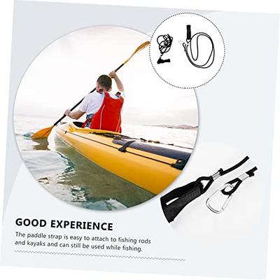 VNVM Kayak Paddle Leash 2 Pack, Paddle Leash Lightweight Coiled Kayak Rod  Leashes for SUP Kayaking