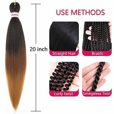 90G/Pack Pre-Stretched Braiding Hair - 22 Inch Natural Hair