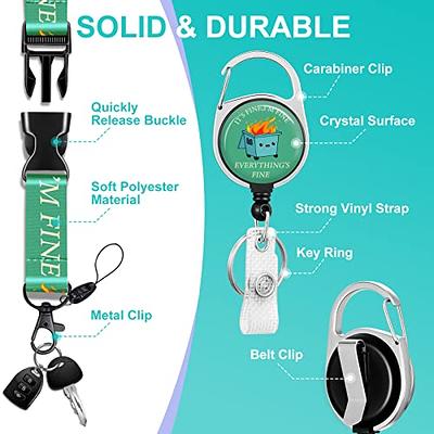  Plifal ID Badge Holder with Lanyard and Retractable Badge Reel  Belt Clip, Leopard Keychain Lanyards Clip on Badge Extender Vertical ID  Sleeve for Women : Office Products