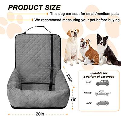 nzonpet Back Seat Extender for Dogs, Foldable Dog Car Seat Cover