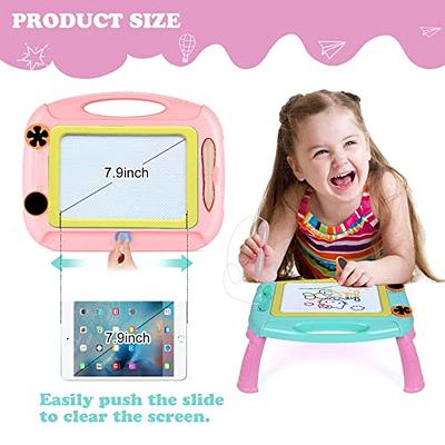 Magnetic Drawing Board for Toddlers 1-3, Color Erasable Doodle Writing Pad,  Learning Painting Sketch Pad, Best Birthday Kids Toy Gifts for Boys and  Girls