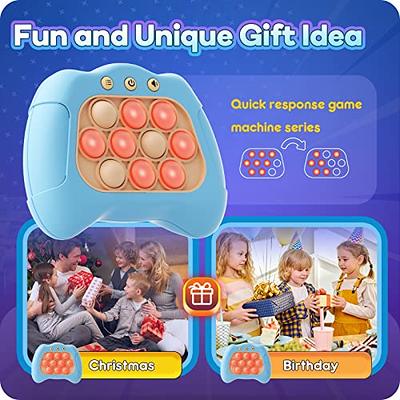 Light Up Bubble Pop Fidget Toy, Electronic Quick Push Game Console,  Birthday Gifts for 6 7