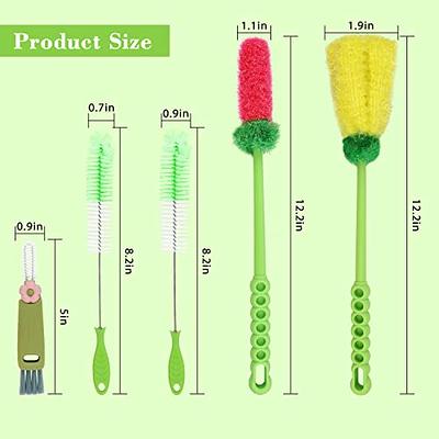 3 in 1 Multi-Functional Crevice Brush Cleaner, Bottle Cup Lid Detail Brush,  Water Bottle Cleaning Brush for Coffee Mug, Glassware, Kettles, Straw  Cleaning Brush 