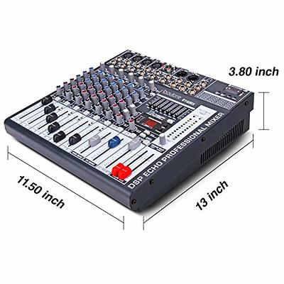 Boytone BT-80MX, 8 - Channel Bluetooth Audio Mixer - DJ Sound