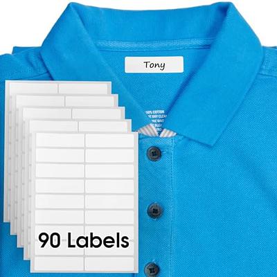Tioncy 500 Pcs Iron on Name Labels Washable Precut Clothing Labels 2 Sizes No  Iron Fabric Labels for Kids Nursing Homes School Toys Organizing Washer  Dryer Safe Shop Supplies - Yahoo Shopping