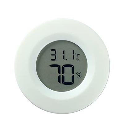 hoyiours Hygrometer Digital Thermometer for Room Temperature, 2 Pack Small  Thermometer Indoor Temperature Humidity Monitor with 3s Fast Refresh