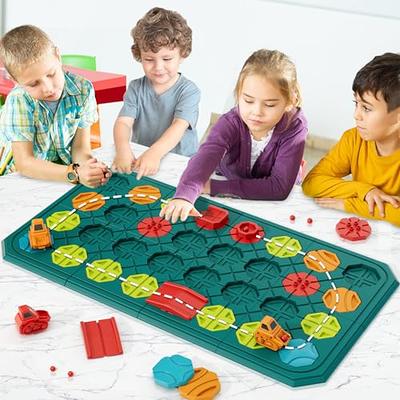 Logical Road Builder Games, Montessori Brain Teaser Puzzles for