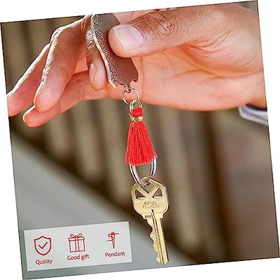 Tiered tassel keychain