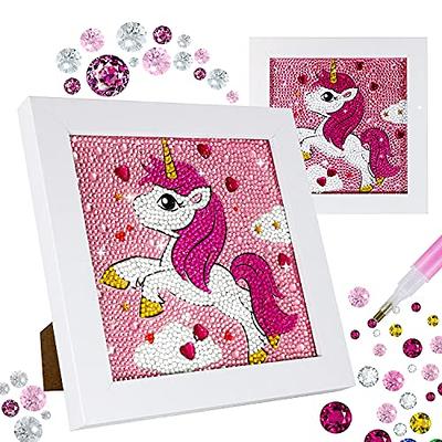 Diamond Painting for Kids with Wooden Frame, Arts and Crafts for