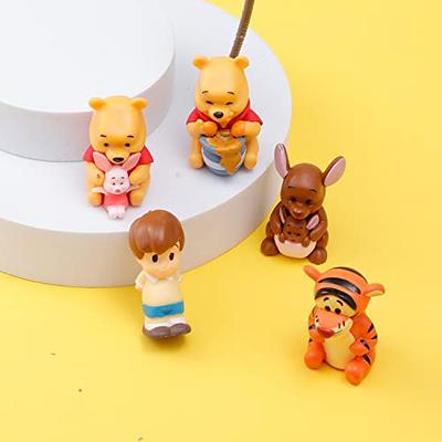  Winnie Figurines Cute Winnie Characters Figures Toy Set Winnie  Cupcake Toppers for Fairy Garden Party Decoration Home Decor Cake Toppers  (BJ-Pooh C) : Grocery & Gourmet Food