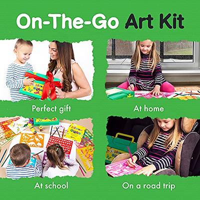 Mimtom Drawing Stencil Kit for Kids, 60 PC Art Set with 370+ Shapes, Sketch  Pad