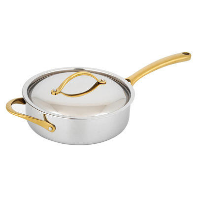 Pure Intentions Stainless Steel Saucepan, Glass Lid, 1 Qt.