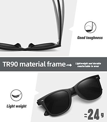 Toad metal Frame Polarized Sunglasses for Mens Womens Retro Mirrored Lens  Sun glasses for Driving Fishing