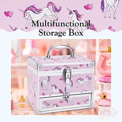 Rotating Multifunctional Jewelry Box Storage Box Transparent Rotating  Multi-layer Storage Hair Tie Storage Gift Box