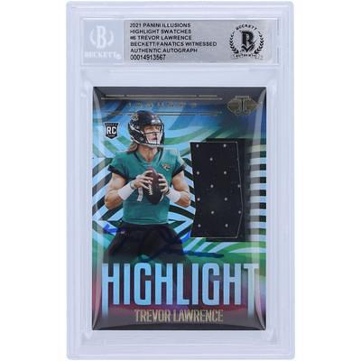 Trevor Lawrence Jacksonville Jaguars Autographed 2021 Panini Contenders MVP  #MVP-TLA Beckett Fanatics Witnessed Authenticated 10 Rookie Card