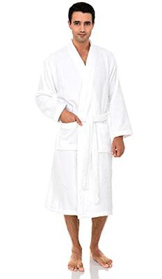 Linum Home Personalized 100% Turkish Cotton Waffle Terry Bathrobe