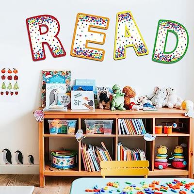 Classroom Decorations Reading Poster for Teachers Bulletin Board and Wall  Decor for Pre School, Elementary, Middle School, Daycare, Library Read  Sign(Colorful Dots) - Yahoo Shopping